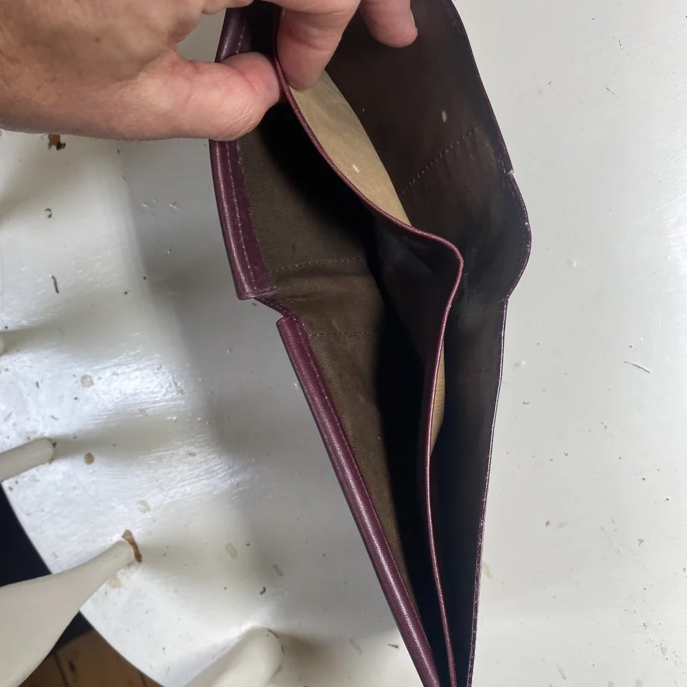 Fiocchi Crocodil-Calf Wallet‎ Brown Leather Nice Possible Vintage Men's Classic
